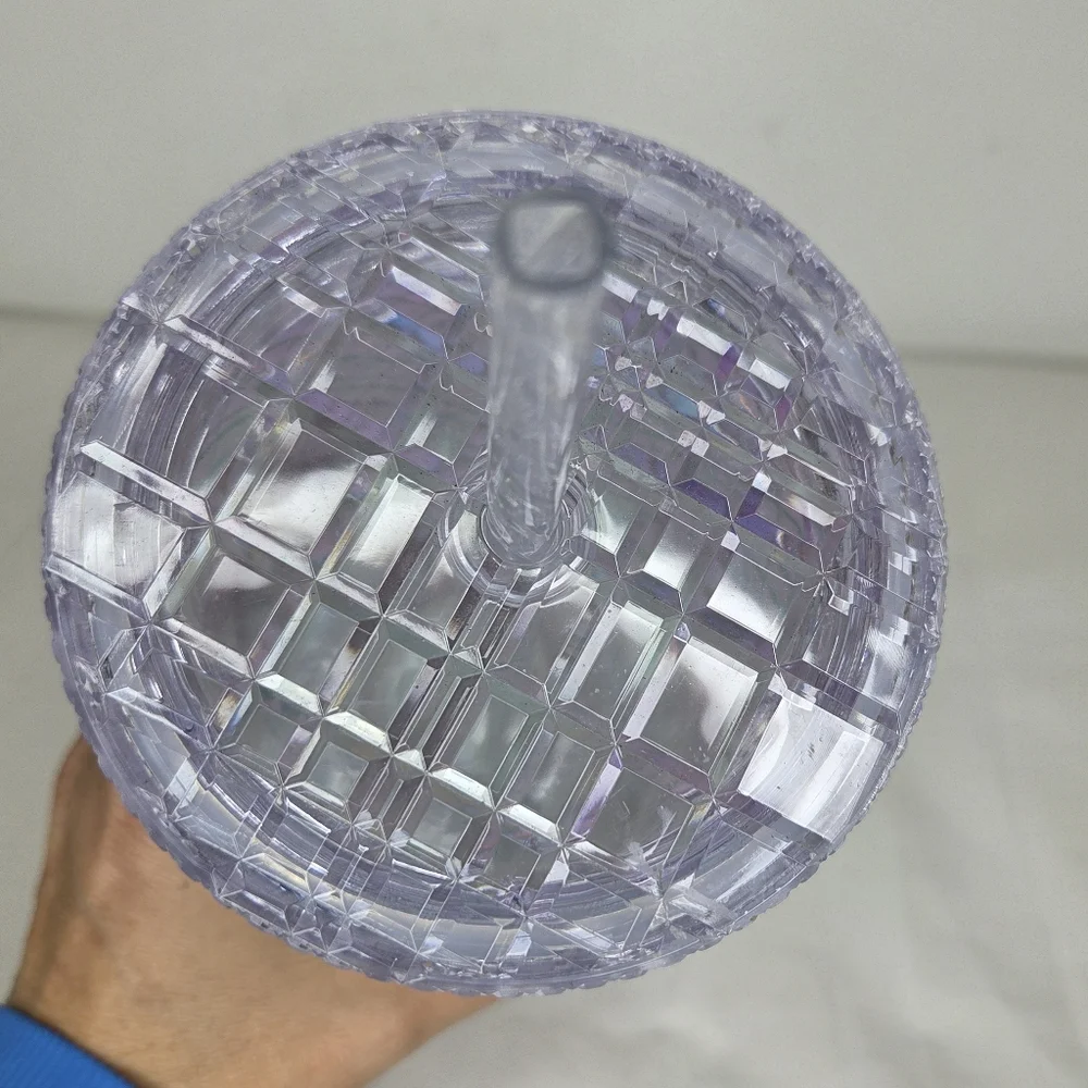 Starbucks 2022 - 24oz. Iridescent Lavender Diamond-Cut Cold Cup"Limited Edition" - Picture 6 of 9